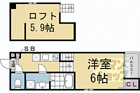 京都府京都市右京区花園寺ノ前町（賃貸アパート1K・1階・20.04㎡） その2