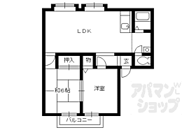 ヴィラコンフォートII 103 ｜ 京都府向日市寺戸町東ノ段（賃貸アパート2LDK・1階・52.84㎡） その2