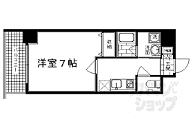 京都府京都市右京区梅津南広町（賃貸マンション1K・10階・25.52㎡） その2