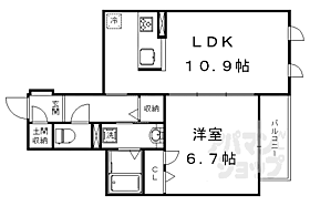 京都府京都市右京区太秦桂ケ原町（賃貸アパート1LDK・3階・44.82㎡） その2