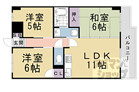 京都府亀岡市千代川町小林西芝（賃貸マンション3LDK・2階・61.11㎡） その2