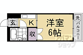 京都府京都市右京区常盤村ノ内町（賃貸マンション1K・3階・18.27㎡） その2