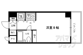 京都府京都市右京区西院東今田町（賃貸マンション1K・2階・22.78㎡） その2