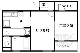 京都府京都市右京区西院坤町（賃貸マンション1LDK・4階・42.42㎡） その1