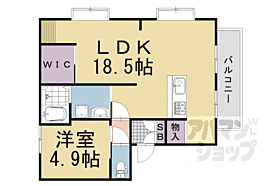 ウエストヒル調子 201 ｜ 京都府長岡京市調子町一丁目（賃貸アパート1LDK・2階・50.00㎡） その2