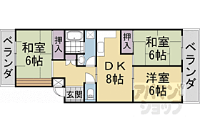 カルムハイツ平井 302 ｜ 京都府乙訓郡大山崎町下植野境野（賃貸マンション3LDK・3階・62.12㎡） その2