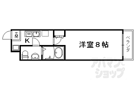 京都府京都市右京区西院東貝川町（賃貸マンション1K・9階・24.09㎡） その2