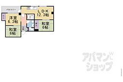 ハイツエリーｐａｒｔII 2階