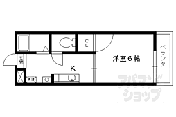 セフィラ21 1Kの間取図画像