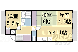 ONマンション 3LDKの間取図画像