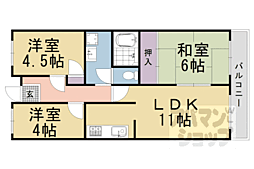 アーバンライフ吉祥 3LDKの間取図画像