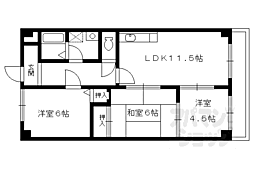 メゾンドリッツ 3LDKの間取図画像
