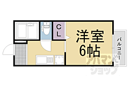 ジュノア神足 1Kの間取図画像