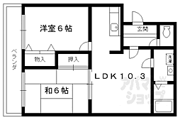 エヌ・グレート 2LDKの間取図画像