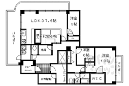プルーリオン上桂 4LDKの間取図画像
