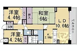 K-City桂川1番館 3LDKの間取図画像