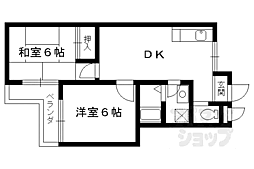 ロイヤルむらかみ 2LDKの間取図画像