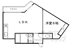 YDビル 1LDKの間取図画像