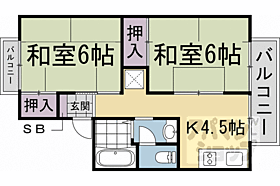 レーヴ・ボワ A102 ｜ 京都府京都市西京区大枝沓掛町（賃貸アパート2K・1階・38.91㎡） その2