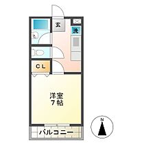 ジブリールＮ 2A ｜ 三重県津市栗真中山町（賃貸マンション1K・2階・21.60㎡） その2