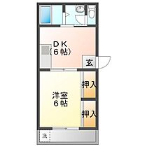 青木マンション 1D ｜ 三重県津市久居射場町（賃貸アパート1DK・1階・20.97㎡） その2