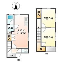 アンセーヌメゾン・ボワ 8 ｜ 三重県津市末広町（賃貸テラスハウス2LDK・2階・60.00㎡） その2