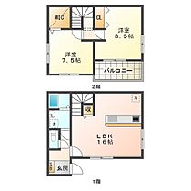 八町2丁目貸家 C ｜ 三重県津市八町2丁目（賃貸一戸建2LDK・--・79.49㎡） その2