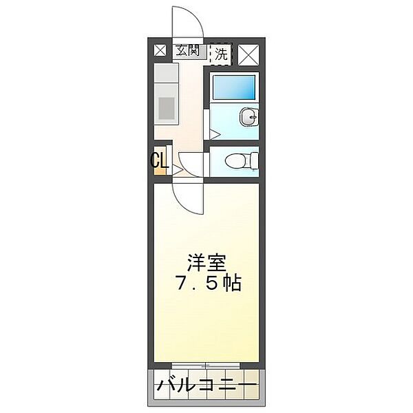 上杉マンション大学前 201｜三重県津市栗真町屋町(賃貸マンション1K・2階・27.95㎡)の写真 その2