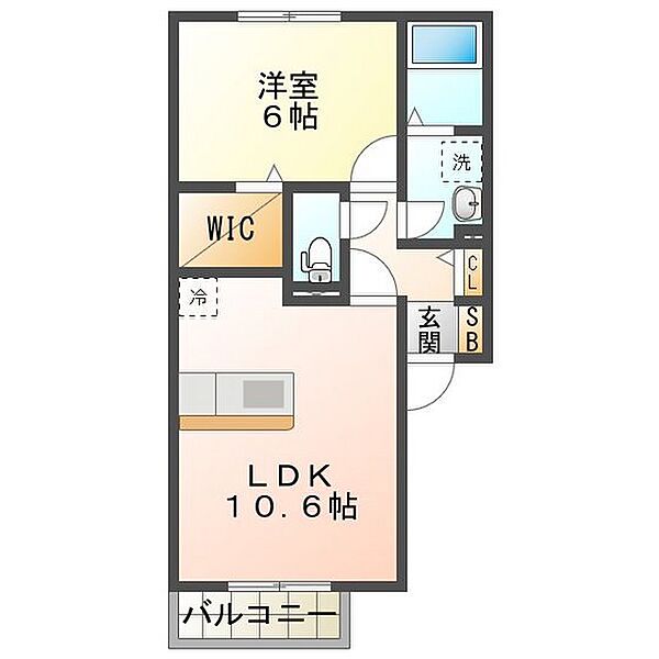 グランドソレーユ　Ａ 202｜三重県津市高茶屋小森町(賃貸アパート1LDK・2階・41.22㎡)の写真 その2