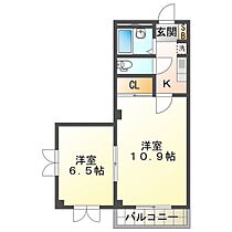 セピアＭＡＩＳＯＮ21 206 ｜ 三重県津市一身田平野（賃貸マンション2K・2階・38.70㎡） その2