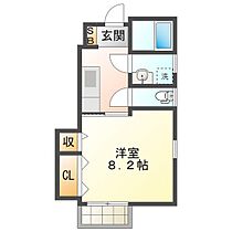 Maison de F 102 ｜ 三重県津市島崎町（賃貸アパート1K・1階・35.64㎡） その2