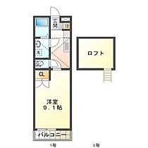 トップハウス垂水　I棟 203 ｜ 三重県津市垂水（賃貸アパート1K・2階・30.00㎡） その2