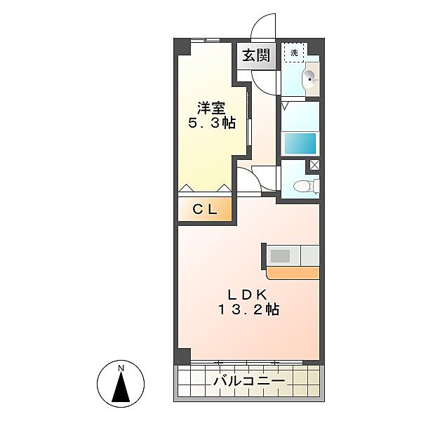 アーバンヒルズ城山 402｜三重県津市城山3丁目(賃貸マンション1LDK・4階・40.84㎡)の写真 その2