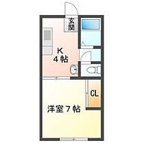 Ｔｗｉｎ　Ｃｏｕｒｔ B111 ｜ 三重県津市一身田平野（賃貸アパート1K・1階・25.00㎡） その2