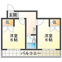 リヨン江戸橋 301 ｜ 三重県津市一身田中野（賃貸マンション2K・3階・29.00㎡） その2