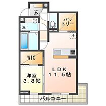 ディーシャンブル　南丸之内C 202 ｜ 三重県津市南丸之内（賃貸マンション1LDK・2階・43.94㎡） その2