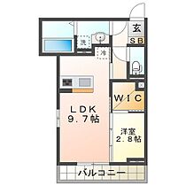 ディーシャンブル　南丸之内B 201 ｜ 三重県津市南丸之内（賃貸マンション1LDK・2階・35.33㎡） その2