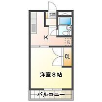 コーポランドムラタ 203 ｜ 三重県津市久居新町（賃貸アパート1K・2階・24.79㎡） その2