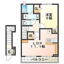 ＲＡＦＦＩＮＡＴＯ 203 ｜ 三重県津市河芸町東千里（賃貸アパート1LDK・2階・46.09㎡） その2