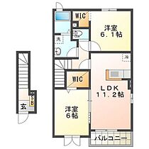 ラ・アクア　ウエスト 203 ｜ 三重県津市久居元町（賃貸アパート2LDK・2階・57.63㎡） その2