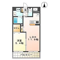 アーバンステージＵ 503 ｜ 三重県津市南丸之内（賃貸マンション1LDK・5階・42.50㎡） その2