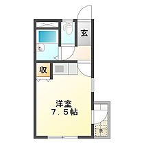 アメニティーPart1 303 ｜ 三重県津市上浜町1丁目（賃貸マンション1R・3階・19.49㎡） その2