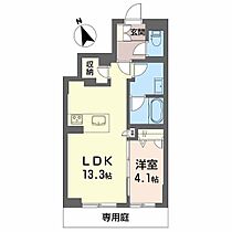 シャーメゾンW 302 ｜ 三重県津市南丸之内（賃貸マンション1LDK・3階・45.01㎡） その2