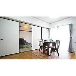 上浜団地（1・2号棟） 2-604 6階2DKのリビング/ダイニング