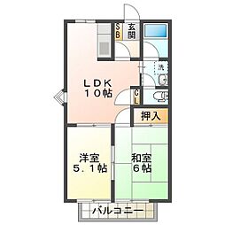 ローヤルプライベートマンションA 2LDKの間取図画像