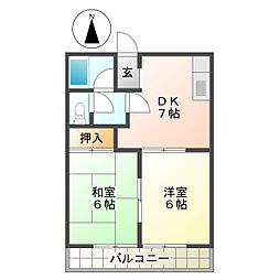 レジデンスタイコー 2階/207