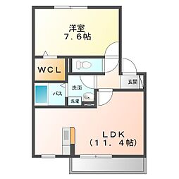 エレガン ドミール 2階