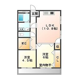 ドゥナーレ津新町 2階