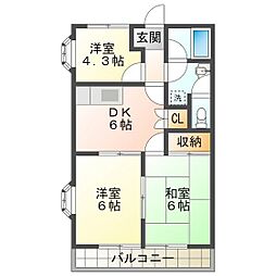 ダイアナポリス鳥居　II 2階