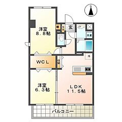 物件の間取り